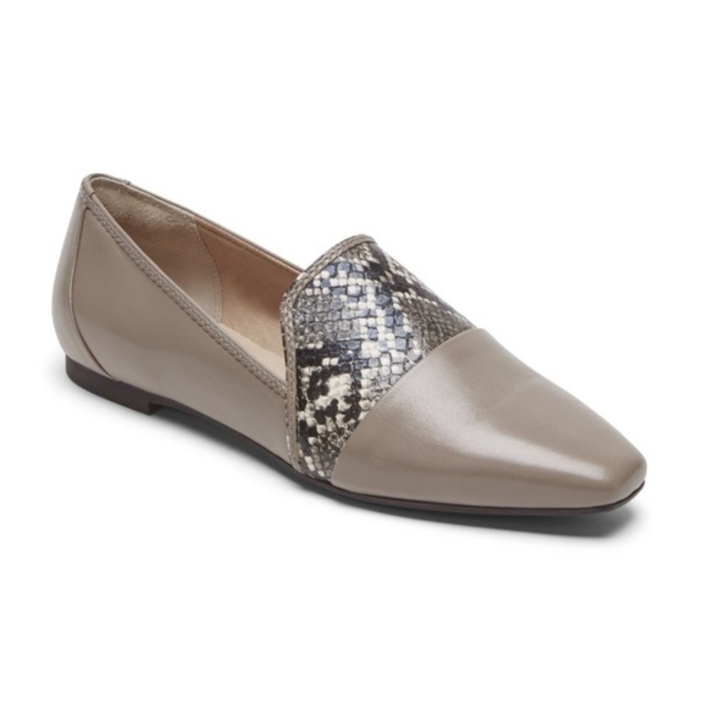NWT Rockport Dover Grey Laylani Loafer Women’s Size 5.5